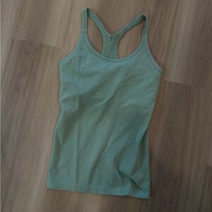 lululemon athletica Sage Green Ribbed Tank Top